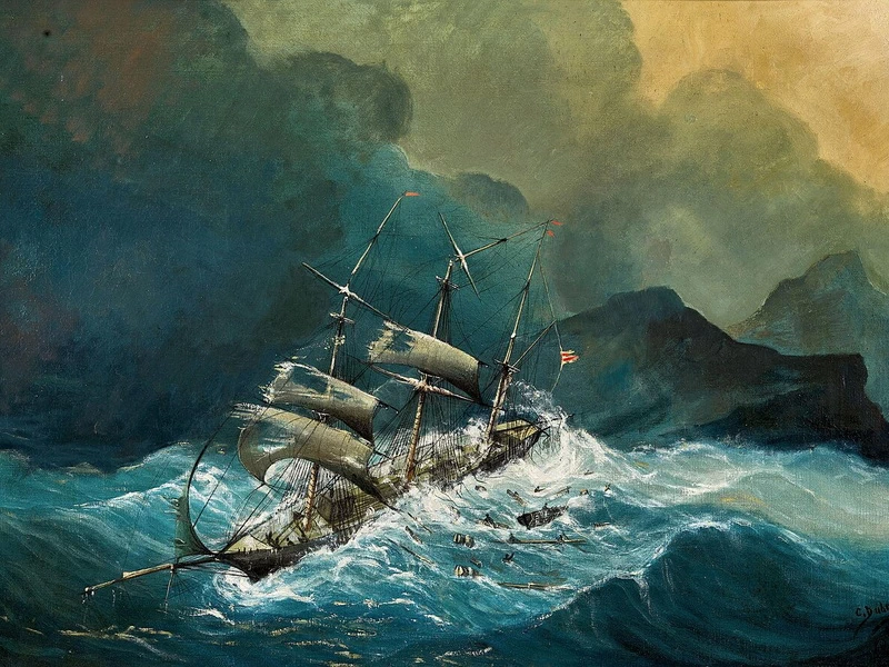 1828-Cheri Dubreuil - Il naufragio